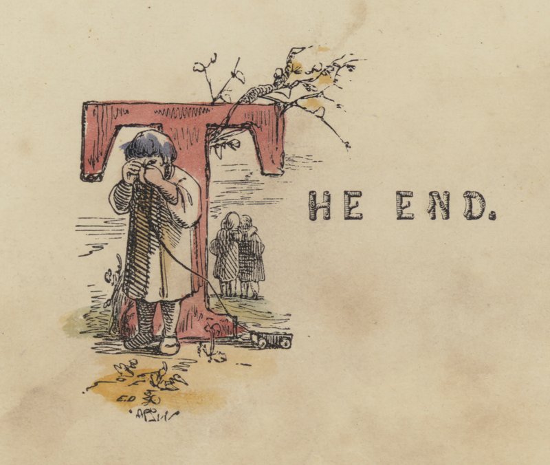 The End (värillinen kaiverrus) tekijältä English School