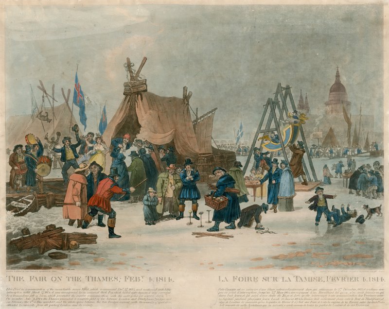 Messut Thamesissa, 4. helmikuuta 1814 tekijältä English School