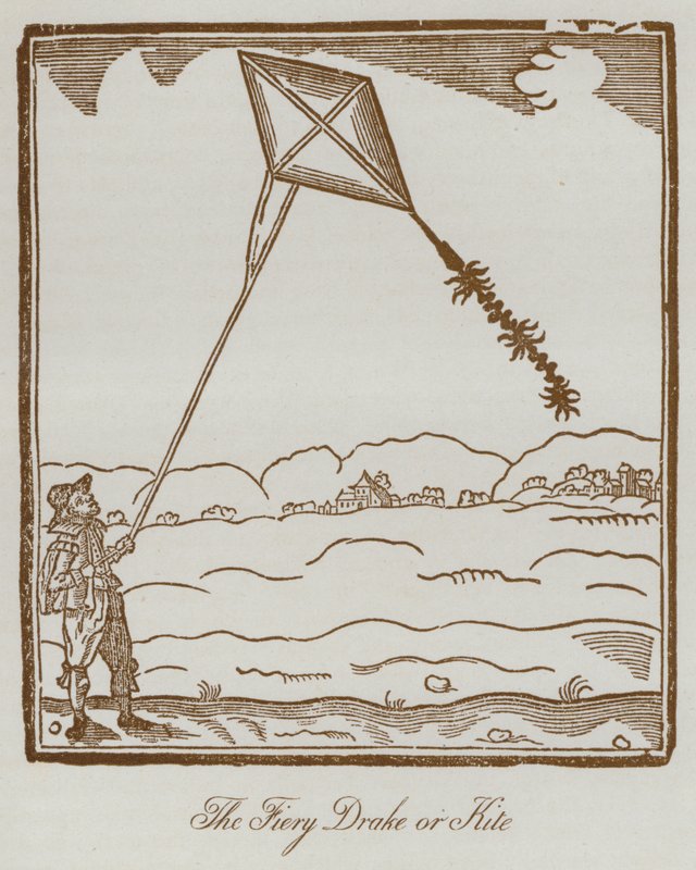 The Fiery Drake tai Kite (litho) tekijältä English School