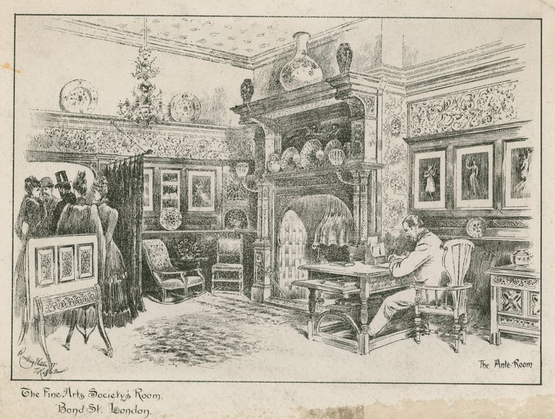 Fine Arts Societys Room, Bond Street, Lontoo - Ante-Room tekijältä English School