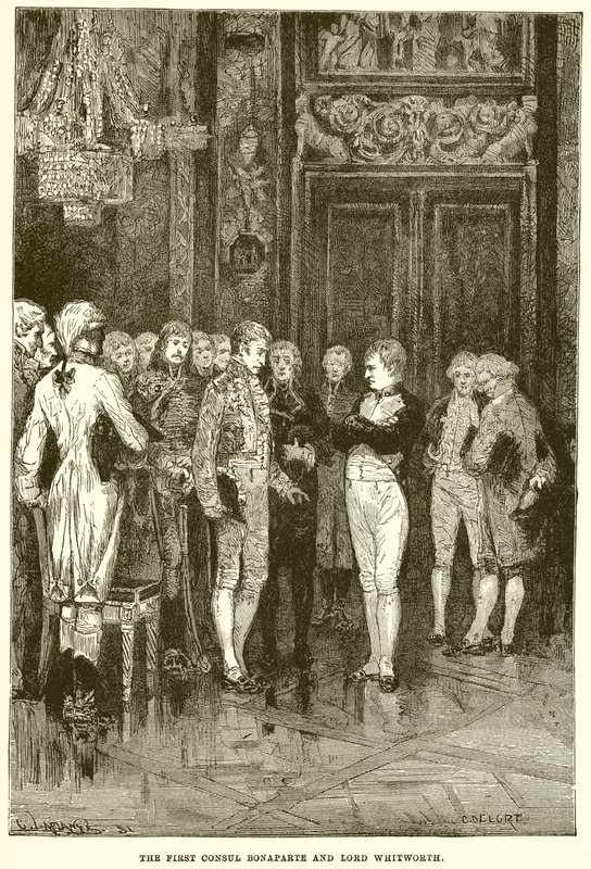 Ensimmäinen konsuli Bonaparte ja lordi Whitworth tekijältä English School