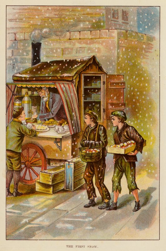 Ensimmäinen lumi (väri litho) tekijältä English School
