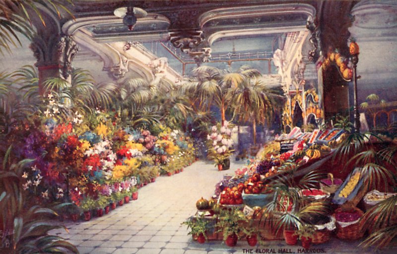 The Floral Hall, Harrods (värilitro). tekijältä English School