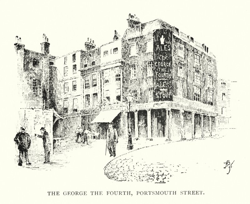 George the Fourth, Portsmouth Street (litho) tekijältä English School