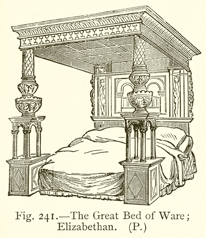 The Great Bed of Ware; Elizabethan tekijältä English School