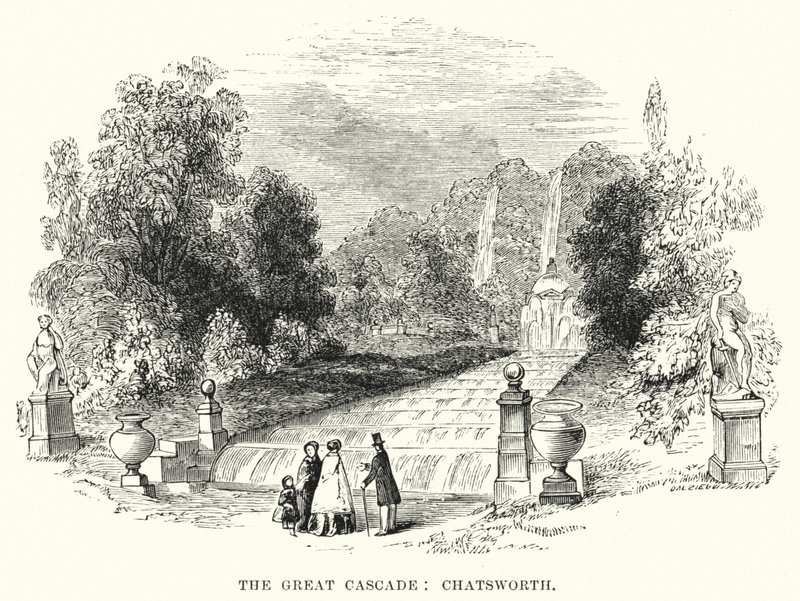 The Great Cascade, Chatsworth (kaiverrus) tekijältä English School