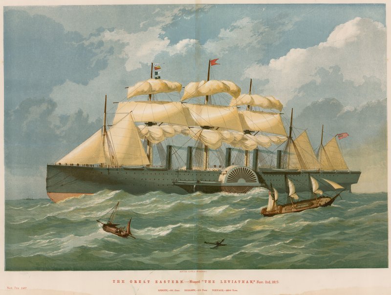 The Great Eastern, nimeltään The Leviathan, 3.11.1827 tekijältä English School