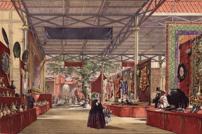Suuri näyttely 1851, Intia nro 7 (värillinen kaiverrus) tekijältä English School