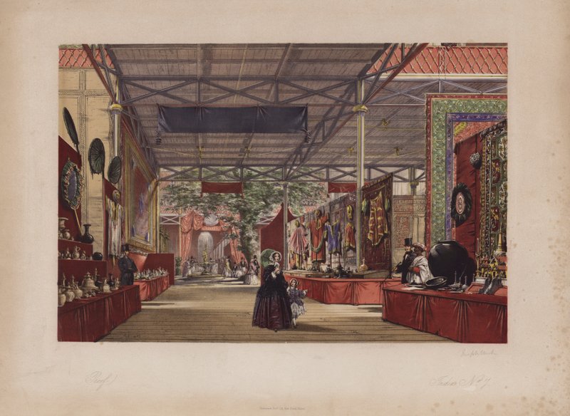 Suuri näyttely 1851, Intia nro 7 (värillinen kaiverrus) tekijältä English School