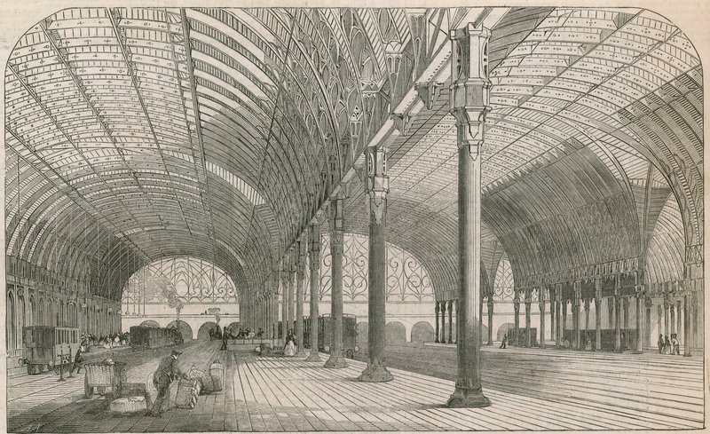Great Western Railwayn uusi pääteasema Paddingtonissa tekijältä English School