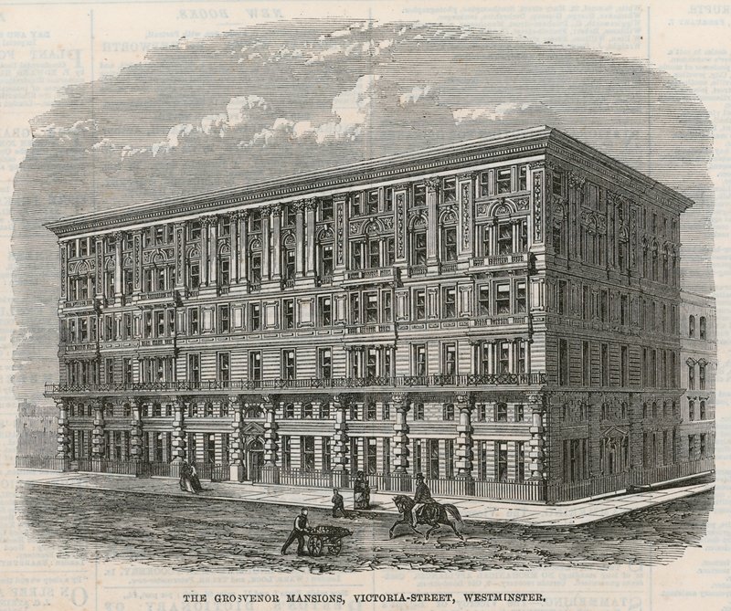 Grosvenor Mansions, Victoria Street, Westminster, Lontoo tekijältä English School