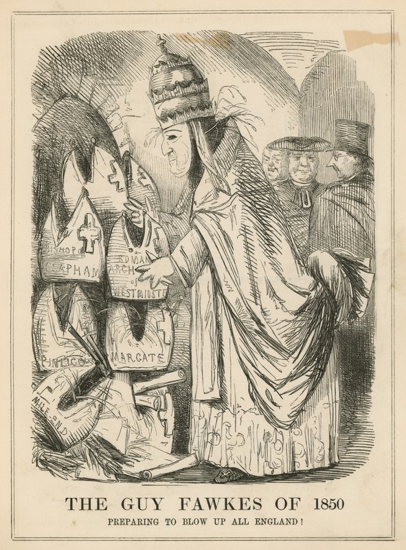 Guy Fawkes vuodelta 1850 tekijältä English School