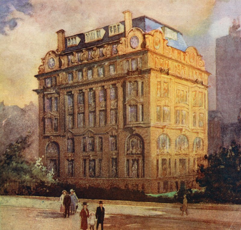 Anglo-American Oil Co, Ltd:n pääkonttori, Queen Anne