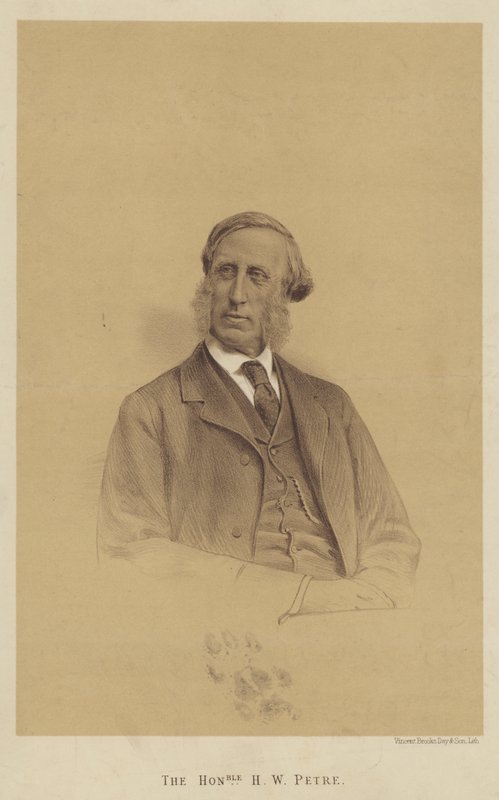 The Honourable H W Petre (litografia) tekijältä English School