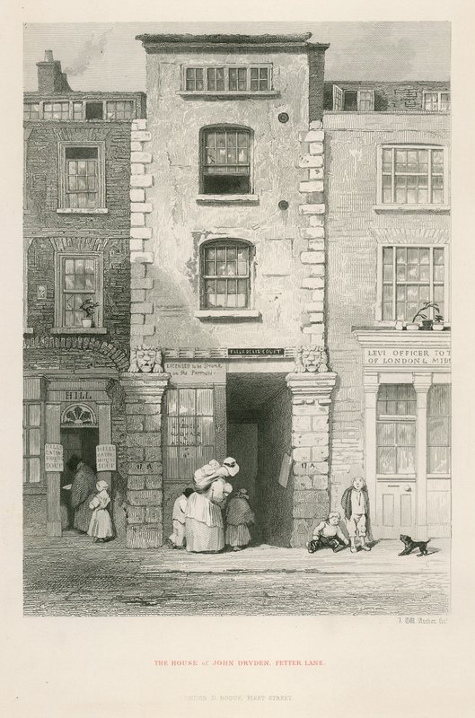 John Drydenin talo, Fetter Lane tekijältä English School