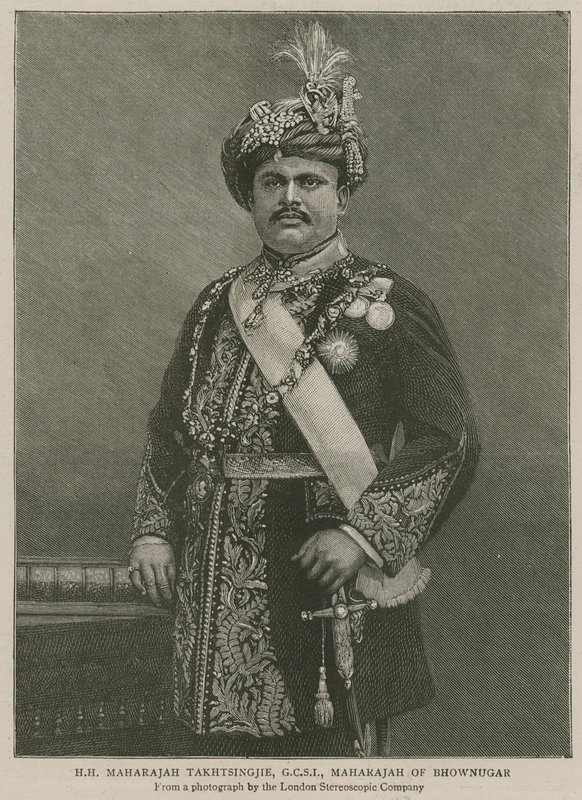 Keisarillinen instituutti: Hänen korkeutensa Maharaja Takhtsinhji, Bhownugarin Maharaja tekijältä English School