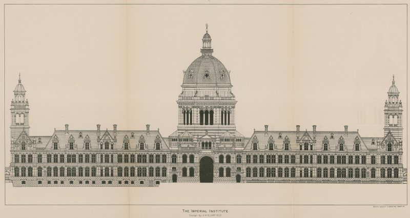 Imperial Institute, suunnittelija A W Blomfield tekijältä English School