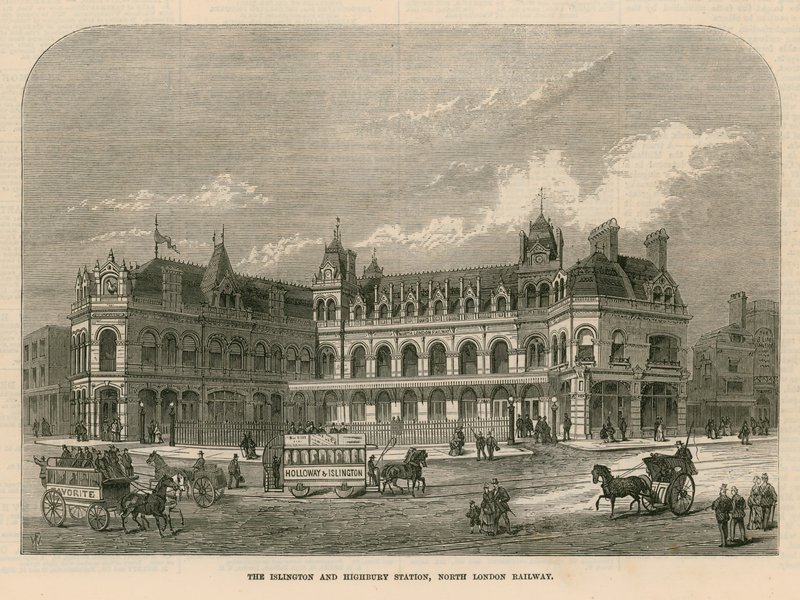 Islington and Highbury Station, North London Railway tekijältä English School