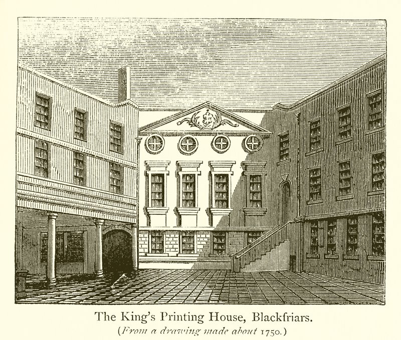 Kings Printing House, Blackfriars tekijältä English School