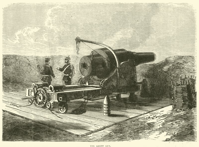 Krupp Gun, lokakuu 1870 tekijältä English School