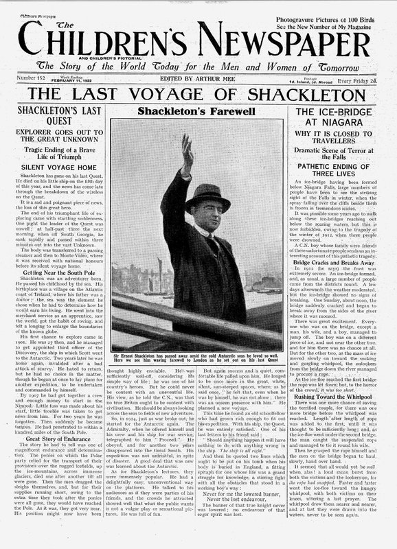 The Last Voyage of Shackleton, "The Children