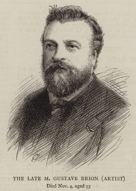 Myöhäinen M Gustave Brion, taiteilija (kaiverrus) tekijältä English School