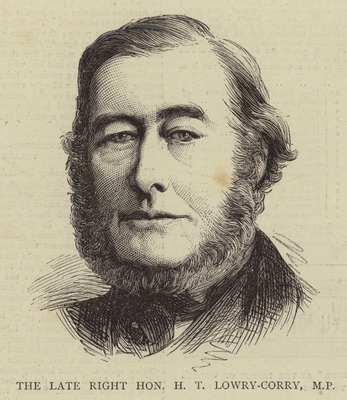 Edesmennyt kunniapuheenjohtaja H. T. Lowry-Corry, MP (kaiverrus). tekijältä English School