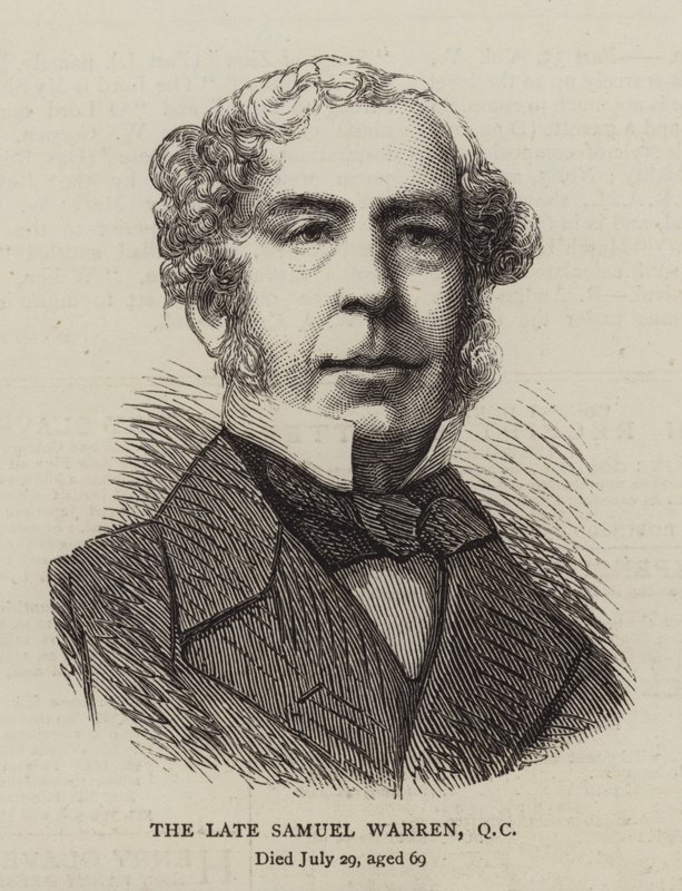 Myöhäinen Samuel Warren, QC (kaiverrus) tekijältä English School