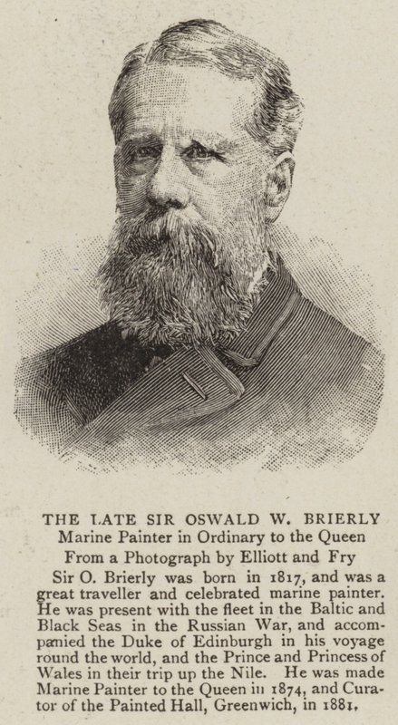 Edesmennyt Sir Oswald W Brierly (kaiverrus) tekijältä English School