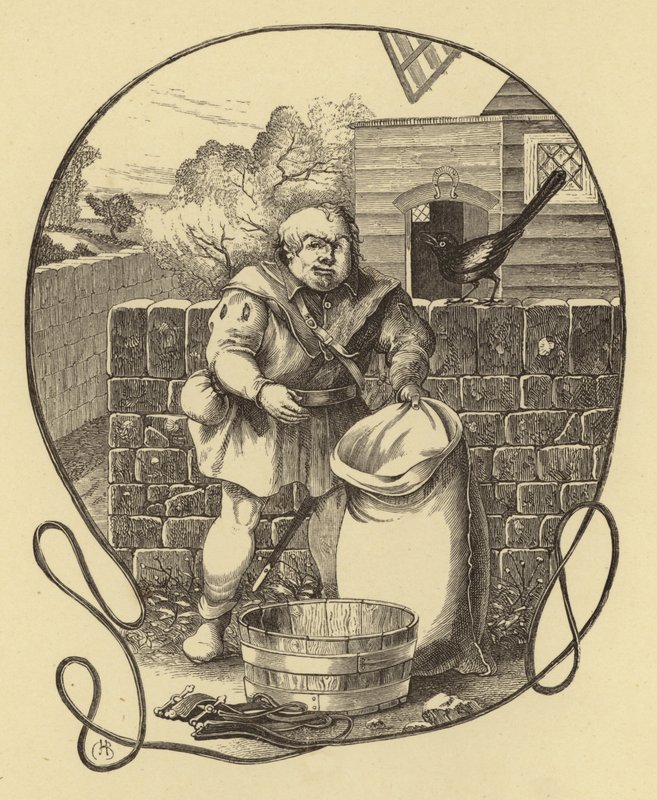 Trompingtonin mylläri, Geoffrey Chaucer (kaiverrus) tekijältä English School