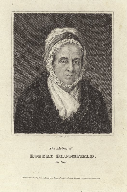 Runoilija Robert Bloomfieldin äiti (kaiverrus) (kaiverrus) tekijältä English School