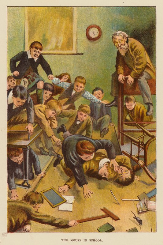Hiiri koulussa (väri litho) tekijältä English School