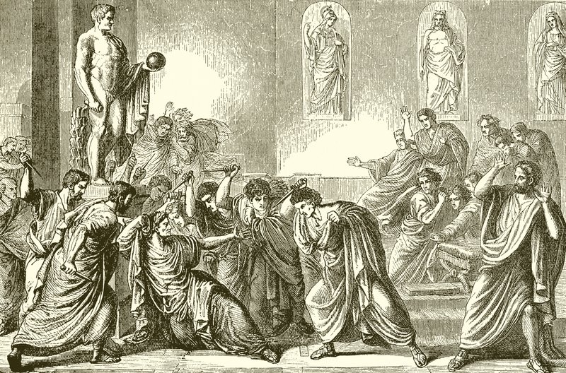 Julius Caesarin murha (kaiverrus) tekijältä English School