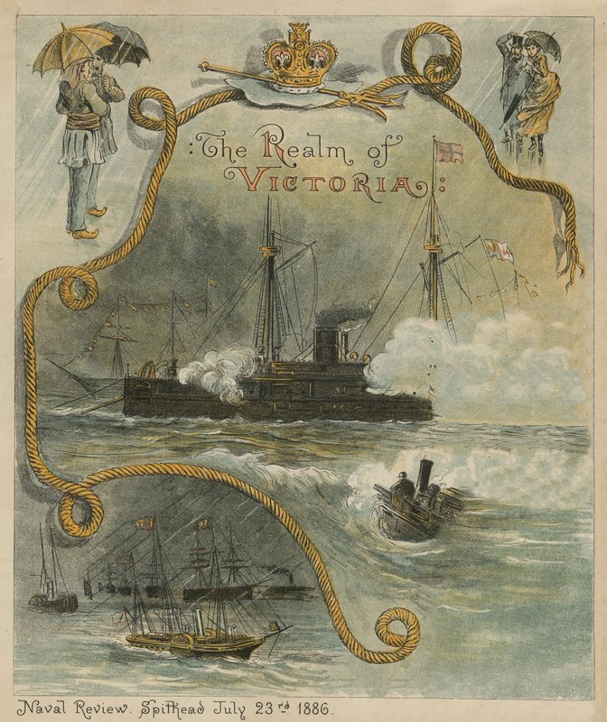 The Naval Review, Spithead, 23. heinäkuuta 1886 tekijältä English School