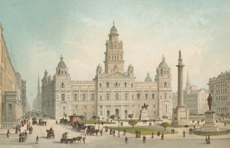 Uudet kunnalliset rakennukset, George Square - Glasgow tekijältä English School