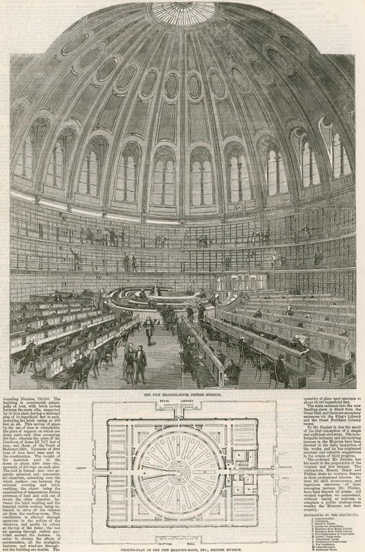 Uusi lukusali, British Museum tekijältä English School