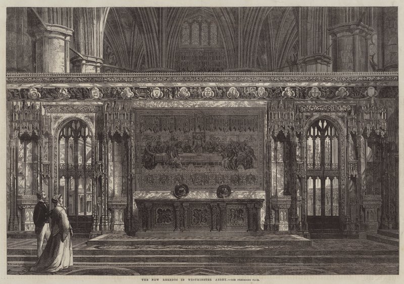 The New Reredos in Westminster Abbey (kaiverrus) tekijältä English School