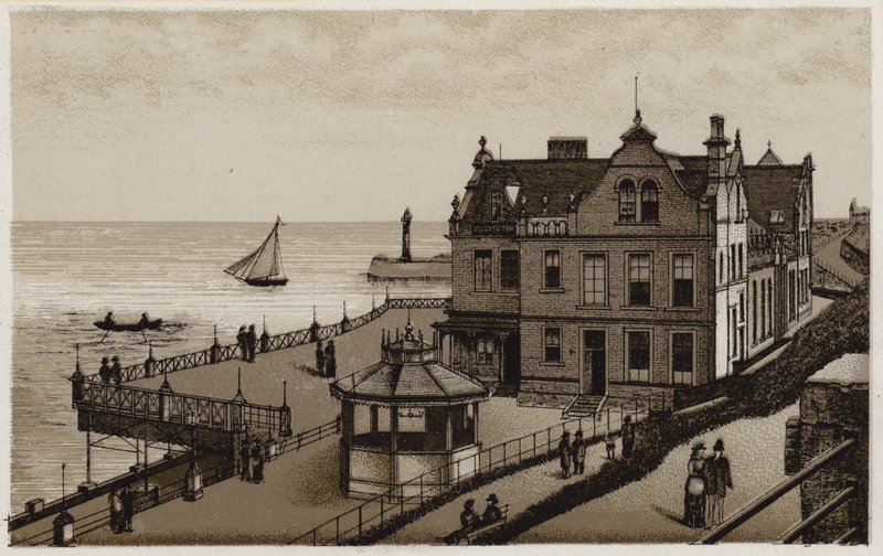 The New Saloon, Whitby (litho) tekijältä English School