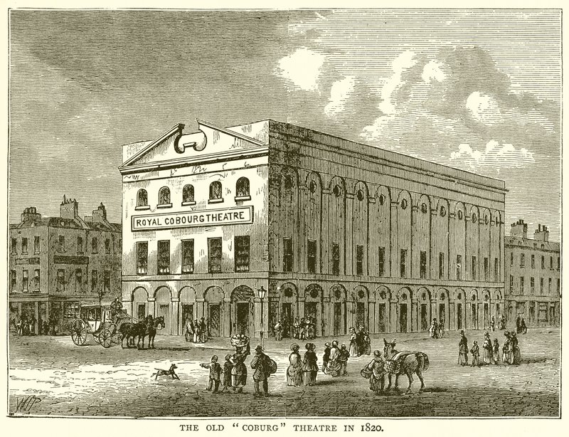 Old Coburg Theatre vuonna 1820 tekijältä English School