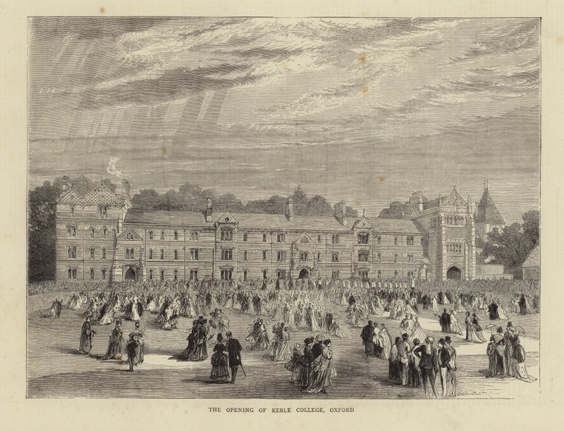 Keble Collegen avajaiset, Oxford tekijältä English School