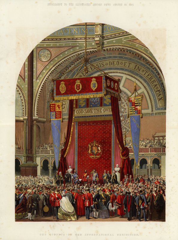Kansainvälisen näyttelyn avajaiset, 1862 tekijältä English School