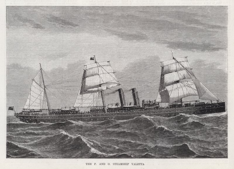 P and O Steamship Valetta (kaiverrus) tekijältä English School