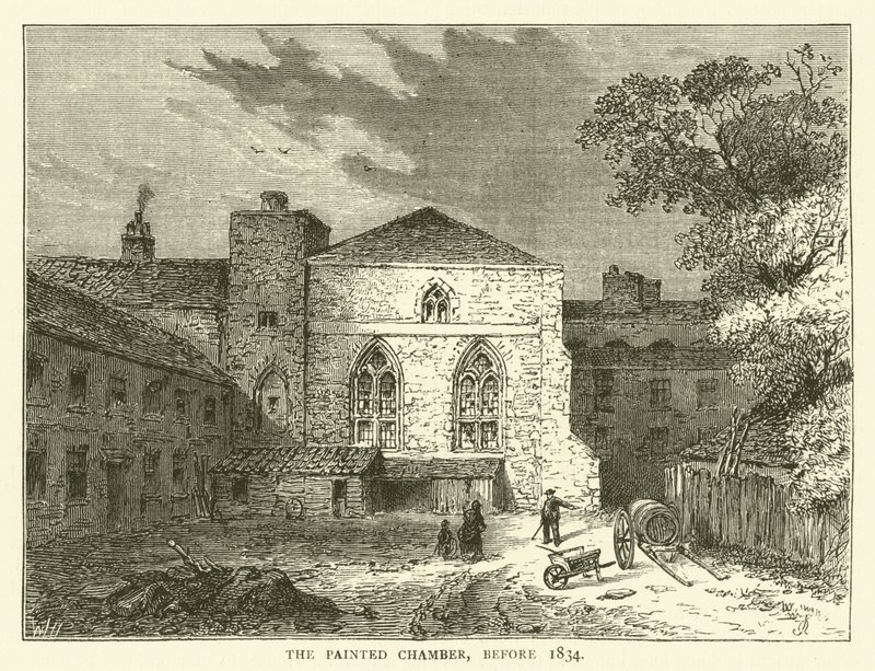 Maalattu kammio, ennen vuotta 1834 (kaiverrus) tekijältä English School