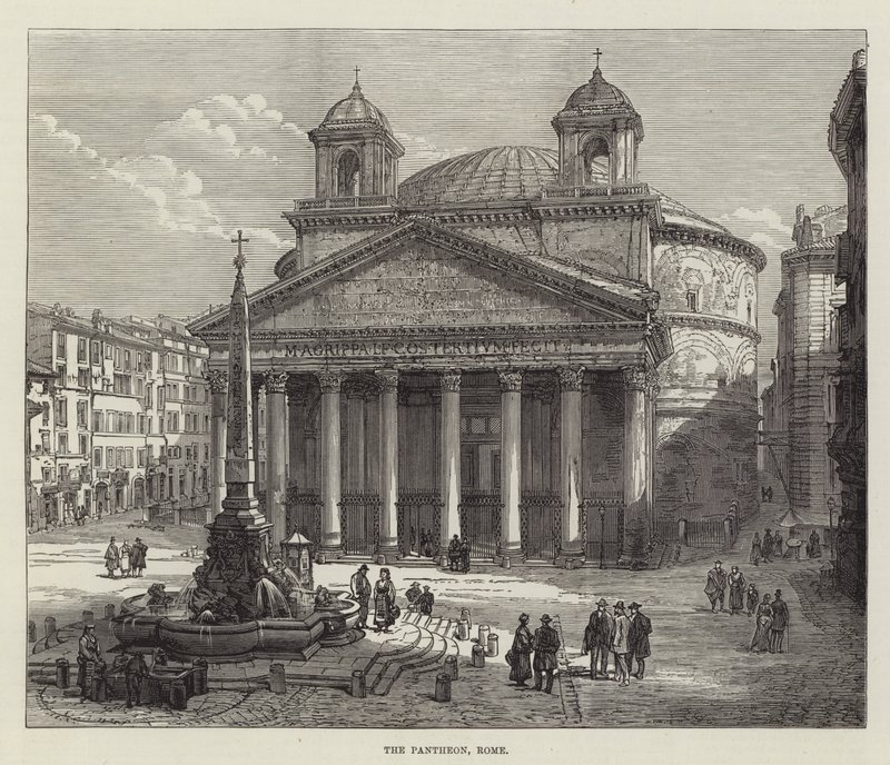 Pantheon, Rooma (kaiverrus) tekijältä English School