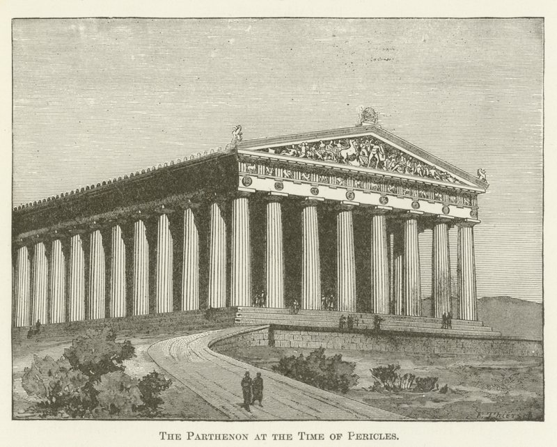 Parthenon Perikleen aikaan tekijältä English School