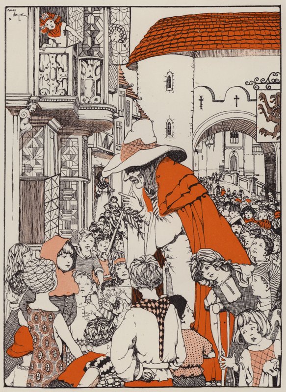 Pied Piper (värilitografia) tekijältä English School