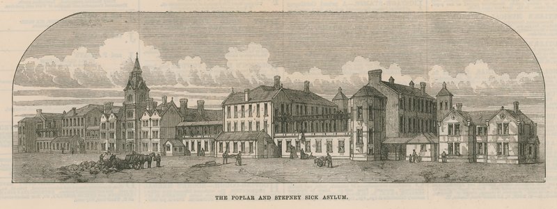 Poplar ja Stepney Sick Asylum at Bromley by Bow tekijältä English School