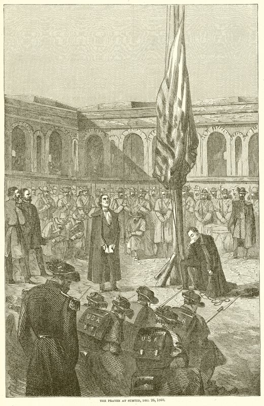 Rukous Sumterissa, 26. joulukuuta 1860 tekijältä English School