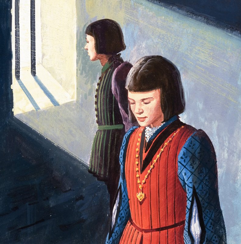 Prinssit tornissa, mukaan lukien kuningas Edward V tekijältä English School