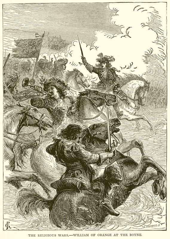 Uskonnolliset sodat. - William of Orange Boynessa tekijältä English School